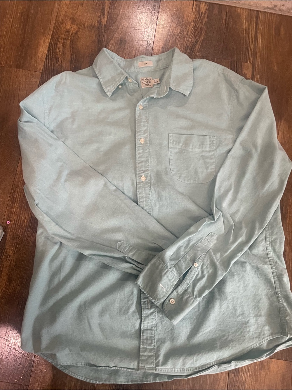 J. Crew Oxford Pale green/blue button down Shirt